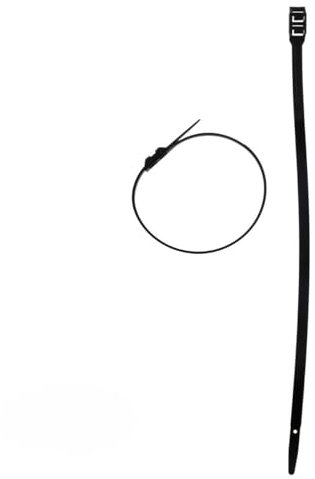 Lot de 50 colliers de câblage 9x 350mm - Noir - Zenitech