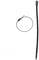 Lot de 50 colliers de câblage 9x 350mm - Noir - Zenitech