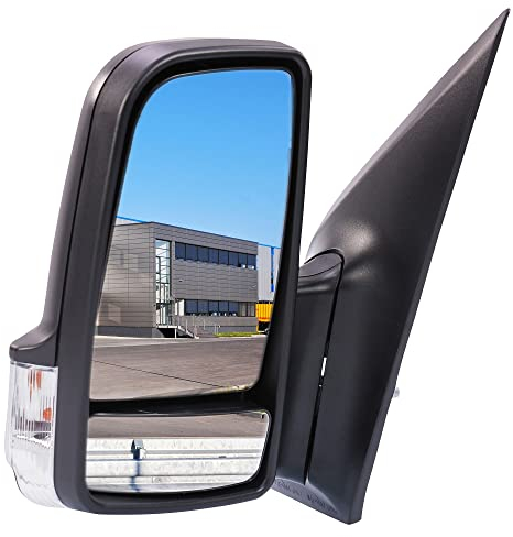 BESTPRICE 1x Elektrischer Außenspiegel links Seitenspiegel konvex Kompatibel mit MERCEDES-BENZ SPRINTER 3, 5-t Bus (B906), SPRINTER 3, 5-t Kasten (B906), SPRINTER 3, 5-t Pritsche (B906), SPRINTER 3-t