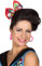 Pop Art Schleife - suggar girl Haarband - 60er Jahre