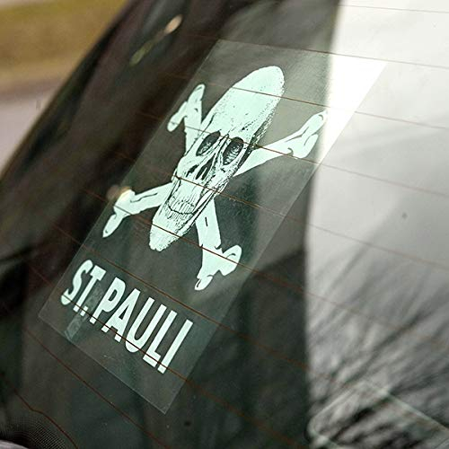 FC St. Pauli Aufkleber Set Heckscheibe Totenkopf & Transparent + 2X FANERGY Traubenzucker