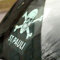 FC St. Pauli Aufkleber Set Heckscheibe Totenkopf & Transparent + 2X FANERGY Traubenzucker