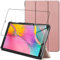 ebestStar - Cover per Samsung Galaxy Tab A 10.1 2019 T510 T515, Custodia Protezione Flip Magnetica, Slim Case Sottile Pelle PU, Rosa Dorato + Vetro Temperato