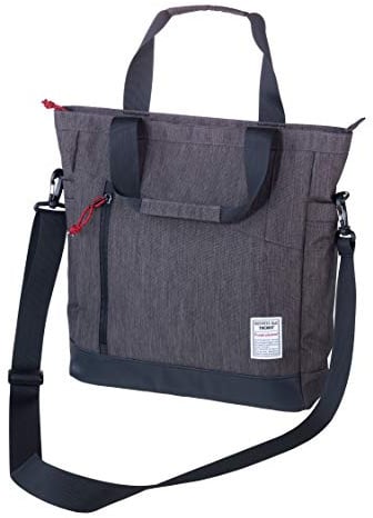 Troika Business Shoulder Bag – BBG52/GY – Business-Schultertasche – Arbeit, Uni – Reißverschlussfach: 2 Stecktaschen – Fronttasche, 2 Seitentaschen – 2 Tragegriffe, Schultergurt Original