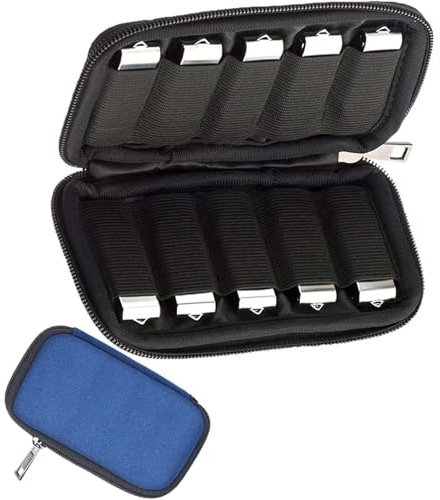 JBOS Aufbewahrungstasche Storage Bag für USB-Sticks Electronic Accessories Organizer Storage Case for USB Sticks/Speicherstick/USB-Flash-Laufwerk/USB-Speicher-Stick (Blau)