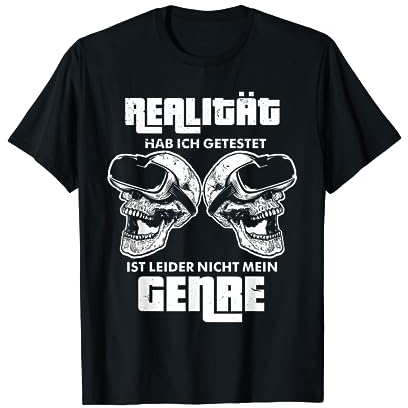 Realität Genre VR Halloween Gaming Zocker Gamer Controller T-Shirt