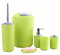 Icegrey Modern Design 6-teiliges Luxus-Badezimmerzubehör-Set Lotionflaschen, Zahnbürstenhalter, Zahnbecher, Seifenschale, Toilettenbürste, Mülleimer, Grün