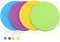 Xingsky 4 Stück Hunde Frisbees, 18cm Hund Scheibe, Gummi Frisbee, Interaktive Outdoor Schwimmend Übungs Spielzeug für Hunde, Werfen Spielzeu, für Haustier Training Hundetraining