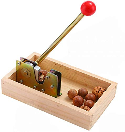 TSTSM Pinzas para nueces de Cascanueces, nueces, máquina peladora de abridor de Macadamia Resistente, tamaño de Apertura Ajustable, para nueces, avellanas, almendras, nueces, nueces de parán