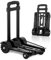 Marketero Folding Hand Truck Lightweight 40kg/88lbs Foldable Moving Trolley on Wheels Heavy Duty Dolly Trolley Luggage Cart with Elastic Rope for Office Camping Moving Black