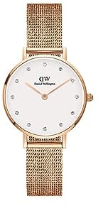 Daniel Wellington Petite Orologi 28mm Double Plated Stainless Steel (316L) And Crystals Rose Gold