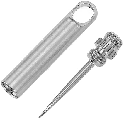 Fdit Palillos de Dientes de Metal, Palillos de Dientes Reutilizables Portátiles Multifuncionales con Soporte Protector y Llavero para Acampar y Viajar