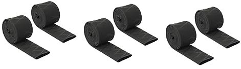 Mobestech 6pcs Heat Shrink Tubing Insulation Grip Case for Fishing Rod Racket Handle Non-slip Wrap Tube