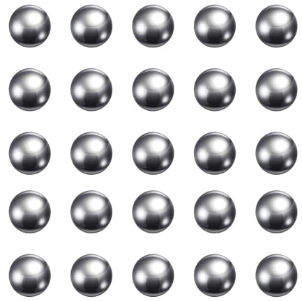 QUARKZMAN 80Stk Präzision Kugeln 6mm Durchmesser 316L Edelstahl für Lager