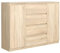 MebLocker Commode à 4 tiroirs, 2 Portes, 120 cm, idéale pour Le Salon, la Chambre à Coucher, la Chambre d'enfant et Le Bureau, Solution Moderne et élégante pour Un Rangement élégant (chêne Sonoma)