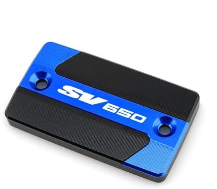 GRABBI Bremsflüssig Keitsdeckel Für SV650 SV 650 S SV650S 2008-2020 Motorrad CNC Aluminium Zubehör Vorderradbremsflüssigkeitsbehälterdeckel Zylinderabdeckung (Farbe : Blau)