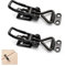 2-Pack Stainless Steel Toggle Clamps - Durable Black Toggle Latch for Secure Fastening