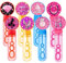 Junyaoii 12Pcs Pink Girl Blase Stäbe für Ninja Turtle Thema Geburtstagsfeier Bevorzugungen Kinder Blasen Party Zubehör