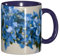 UUYHHGB Ceramic Mug 11 Oz Classic Colored Fun Printed Stylish Coffee Mugs with Gift-Box Packaging for Home Office Decor, Microwave Safe, Teal Grey and White Floral
