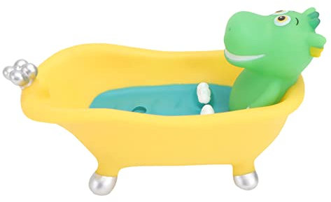 PAMINGONO 1stück Cartoon Dinosaur Soap Box Kreativer Seifenhalter Mit Abflussdesign Für Badezimmer Badewanne Waschbecken Praktisch Und Dekorativ Hält Seife Trocken Und Sauber