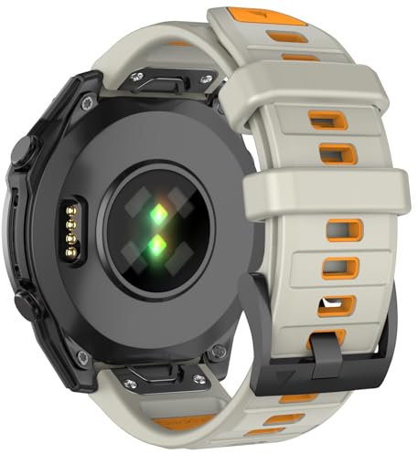MYSNBKN 26mm Quick Fit Armband für Fenix 8 51mm/Fenix 7X Pro/Fenix 7X/Fenix 6X/Fenix 6X Pro/Fenix 5X/Fenix 5X Plus/Epix Pro 51mm/Fenix 3/Fenix 3 HR