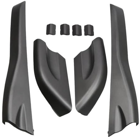 DZSHONGXINSM Roof Bar 8pcs Car Black Roof Rack Boxes Rail End Protective Cover Shell Cap Plastic For Hyundai For Tucson 2004-2008 Rooftop Cargo Carrier
