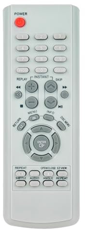 VINABTY 00011K Replacement Remote Control Compatible with Samsung DVD Player DVD-P241 DVD-HD755 DVD-P140 DVD-P142 DVD-P144 DVD-P242 DVD-P242B DVD-P243