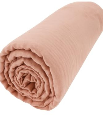 Drap Housse, Promo Linge, Gaze de Coton, (Rose, 140 x 190)