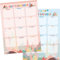 WorldBazaar Geburtstagstabelle für Klassenzimmer, bewegte Berge, Geburtstagsposter, 2 Stück, Geburtstagskalender, Klassenzimmer, Pinnwand, Dekorationen, Schulbedarf