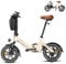Bodywel T16PRO Mini E Bike 14 Zoll Elektrofahrrad 250W 36V/7.8Ah Akku mit APP Funk für Herren Damen,Reichweite Max 45 km (Mandel)