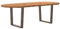 vidaXL Esstisch Hellbraun 240x100x74 cm Massivholz Eiche Oval, Küchentisch, Restauranttisch, Tisch Restaurant, Esszimmertisch, Bistrotisch