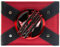 Dead Pool e Wolverine Emblema Tagliato Qual è il tuo superpotere? Portafoglio/Portamonete Bi-Fold Porta Tessere e ID, Rosso
