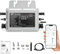 Jadeshay Micro Onduleur 800W, Onduleur Solaire MPPT Convertisseurs Connectés au Réseau DC 20V-60V vers AC 220V-230V avec Système de Surveillance WiFi Intégré