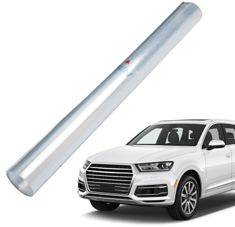 Film Protecteur Transparent pour Carrosserie - Film De Protection Transparent, Anti-UV 50x200 Cm Haute Brillance Anti-Rayures Anti-Jaunissement | pour Moto, Bateau, Voiture Et Entretien Quotidien