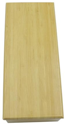 Durlo Caja de cubiertos de madera con tapa (27 x 11 x 6,5 cm): estilo japonés, ideal para guardar cucharas, palillos y cubiertos (encimera de cocina)