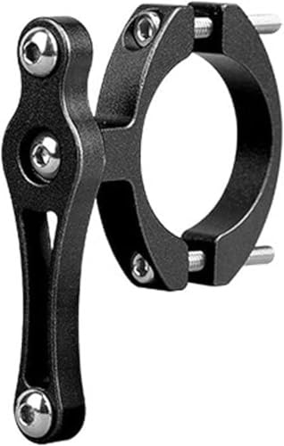Universal Bike Cup Holder - Adjustable Metal Mount, Non-Slip Design for Handlebar or Seat Post (Black)