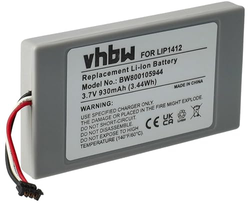 vhbw Akku kompatibel mit Sony PSP GO | N1000, N100, N1002, N1001, N1004, N1003, NA1006 Spielekonsole (930 mAh, 3,7 V, Li-Ion)