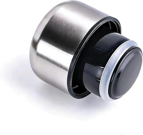 Ersatzverschluss von Otto Koning, Farbe: Silber, Edelstahl, BPA-frei, passend für 500-ml-Flaschen