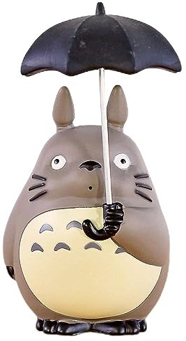 TYdfhSHR 15 cm. Cartoon Film Mein Nachbar Totoro mit Regenschirm Puppe PVC Figur Dekoration Spielzeug