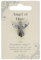 Angel Of Hope Silberfarbene Engelsnadel mit Edelstein, sentimentale Geschenkidee