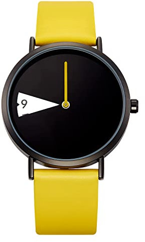 SHENGKE Orologio da donna minimalista Cinturino in pelle ultrasottile Orologio da donna al quarzo moda impermeabile