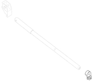 Dometic Spannstangen-Aufnahme für Markise PR 2000, 4 – 4,5 m, Front