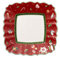 Villeroy & Boch Toy’s Delight Piatto da Pane, Piatto da Colazione in Porcellana Premium, Quadrato, Rosso, 17 x 17 cm
