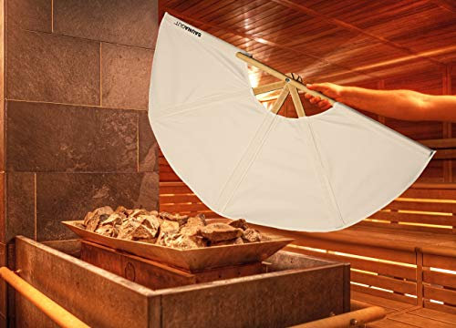 Saunagut® Aufgüssfächer Mini (Weiß)