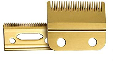 BESTBOMG Professioneller 2-Loch-Haarschneider # 2161-400-8148 mit Staffelzahn-Standard. Kompatibel mit Wahl Magic Clip 5-Sterne-Serie Cordless Clipper (Gold-Aufgerüstet)