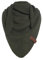 Knit Factory - Coco Dreiecksschal Junior - Mädchen Strickschal mit Wolle - Halstuch für Kinder - Dunkelgrüner Kinderschal - Umschlagtücher aus Hochwertige Qualität - Kinder Schal - 140 x 60 cm - Khaki