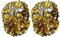 VIFER Pom Poms Cheerleader Aerobic Pom Poms für Tanz, Party, Schule, Wettbewerb, Sport, 1 Paar