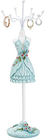Hanging Jewelry Organizer, Dress Display Stand Jewelry Tree, Earrings Rack Necklace Holder Decoration Supplies for Home Shop Salon(4)
