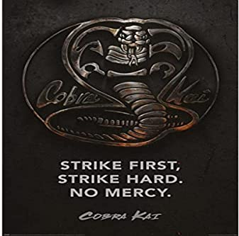 Pyramid International Cobra Kai Poster Karate Kid Strike First, Strike Hard.., Mehrfarbig