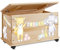 Farbklecks-Collection Spielzeugkiste Elefant and Friends - Spielzeugkiste Holzkiste Kinderzimmer Deko personalisierbar